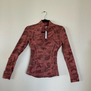 Lululemon pink and gray camouflage jacket